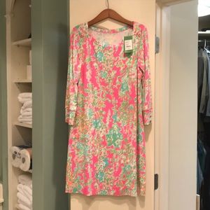 Lilly Pulitzer Sophie flamingo pin dress